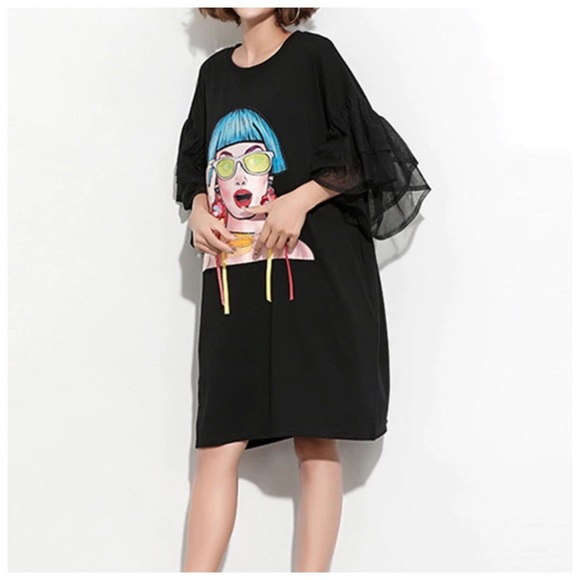 🆕 The ARMIDE Pop Art Oversize Top - Picture 4 of 7